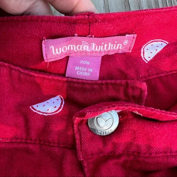 + Red Watermelon Slice Skort! VGUC! - Picture 8 of 11